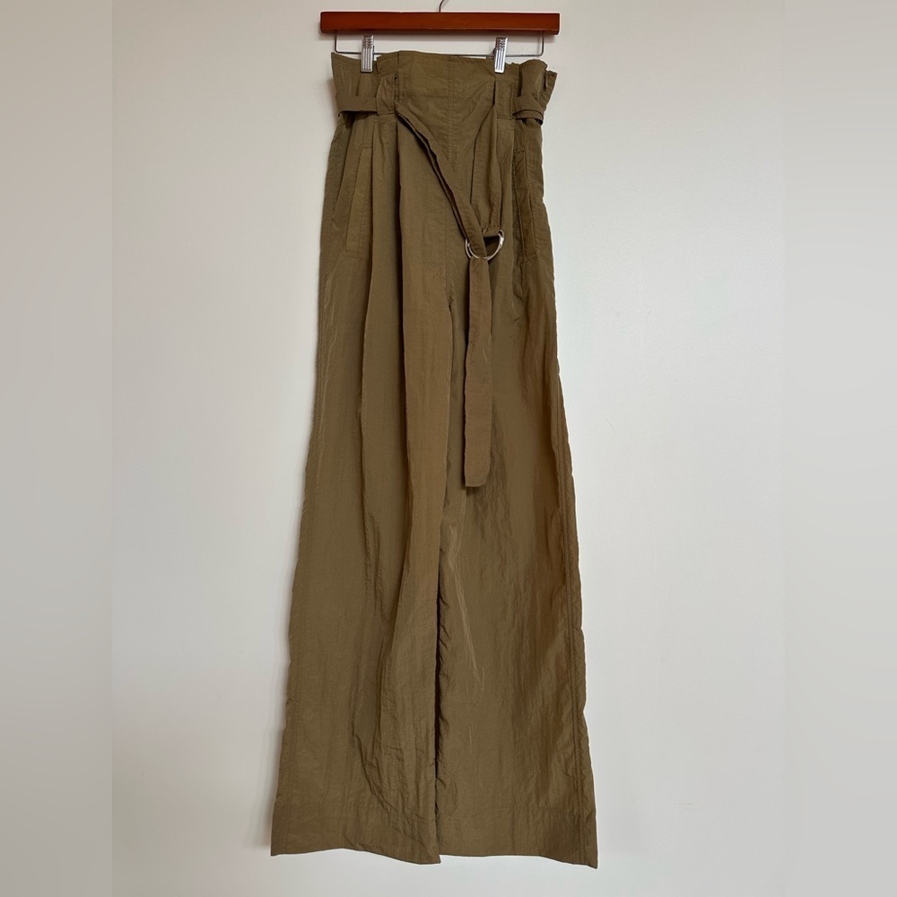 GANNI Techo Nylon Baggy Pants Size 4
